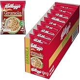 Kellogg's Granola Beyaz &Ccedil;ikolatali & Antep Fıstikli 60 Gr x10 Adet,%46 Yulaf i&ccedil;erir,Lif Kaynağı,Antioksidan i&ccedil;erir,Kahvaltılı