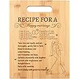 PRSTENLY Wedding Gifts for Couples, Happy Marriage Present Chopping Boards Wedding Gifts for Bride and Groom Mr and Mrs Gifts, Wedding Anniversary for Couples, Wedding Gifts for Bride and Groom