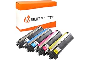 Bubprint 4 Toner kompatibel als Ersatz für Brother TN-230 TN-230BK TN-230C TN-230M TN-230Y für DCP-9010CN HL-3040CN HL-3070CW MFC-9120CN MFC-9320CW Schwarz Cyan Magenta Gelb
