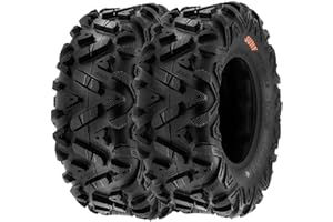 SunF A033 25x10-12 25x10x12 Quad ATV UTV SxS Reifen POWER I All-Terrain Geländebereifung 6PR TL 70J E4, Satz von 2 Stück