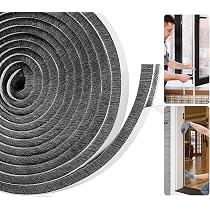 Joaercs Brush Door Draft Excluder Tape, Draught Excluder for ...