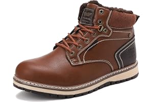 AX BOXING Botas Hombre Invierno Cálido Forradas Botines Moda Botas Nieve Antideslizante Zapatos Invierno Tamaño 41-46 EU