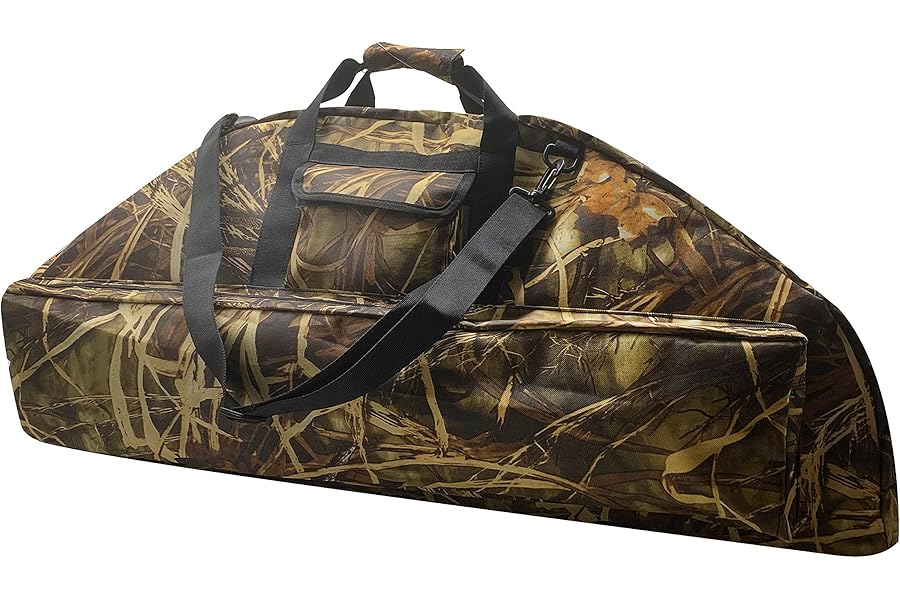 Alephnull Compound Bow Case Tactical Bow Bag Archery with Arrow Pocket Recurve Bow Holder for Outdoor Hunting Shooting