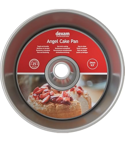 Amazon Aluminum Chiffon Cake Pan Angel Food Cake Pan 4