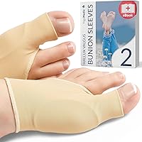 YOGAMEDIC Calzini per Alluce Valgo - Cuscinetto per Avampiede e Alluce Valgo - Correzione e Protezione dell'Alluce Valgo, 1 P