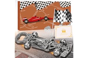 LULLEA Rennauto Geschenke für Männer, Rennauto Flaschenöffner, Einzigartige Autogeschenke für Rennauto Fans, Biergeschenke für Männer, Geburtstagsgeschenk Valentinstagsgeschenke mit Geschenkbox Karte