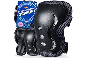 ‎LIEBKERN Liebkern Knieschoner Kinder Schoner Inliner Kinder Knieschützer Inliner Kinder Protektoren Set Schützer Inline Skates Kinder Protektoren Kinder Inliner Schoner Erwachsene Knieschützer Kinder