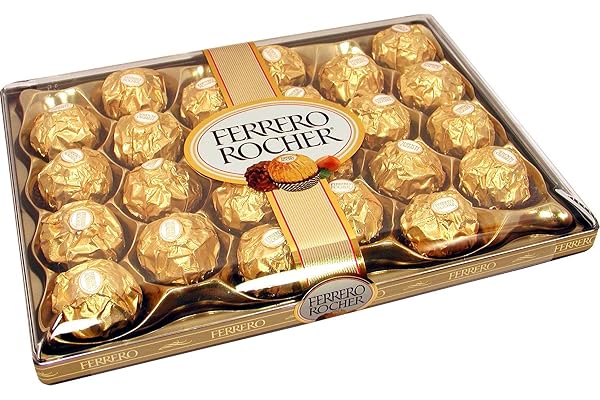 Ferrero Rocher Chokladpraliner, 24 stycken, Presentask 300 g