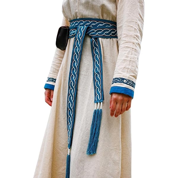 Leonardo Carbone® Valdis Damesjurk met V-hals, vloeiende zoom, carnaval, Halloween, cosplay, LARP, middeleeuwen, Vikingkostuum, historisch katoen, 100% katoen, Midnight Blue, XXL Leonardo Carbone® Valdis Damesjurk met V-hals, vloeiende zoom, carnaval, Halloween, cosplay, LARP, middeleeuwen, Vikingkostuum, historisch katoen, 100% katoen, Midnight Blue, XXL