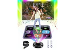 Acelufly Tapete de baile, tapete de baile electrónico para niñas, almohadilla de baile antideslizante para niños, adultos, niñas y niños