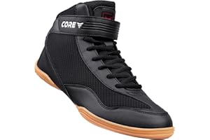 CORE Chaussures de Lutte pour Hommes, Femmes et Enfants - Wrestling Shoes, Lutte Homme - Chaussures d'arts Martiaux antidérapantes