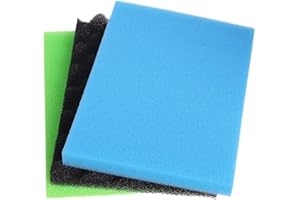 INGVIEE Compatible Filtro de Espuma de Repuesto para Blagdon Mini-Pond 4500L y 6000L Modelo (1x Negro Grueso, 1x Verde Medio, 1x Azul Fino)