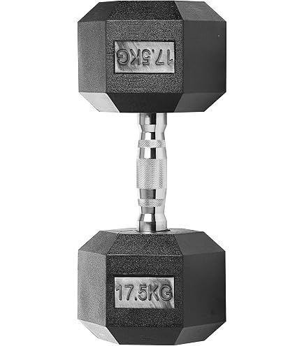 2x 8 Kg Hanteln – Hexagonal, Gummiert, Für Fitness & Gym
