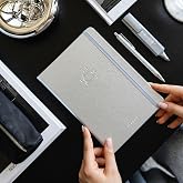 A5 Bullet Journal Noktalı Defter 140 gr. 80 Yaprak Silver Glow