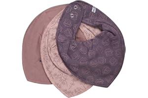 Pippi made with love Unisex Baby dreieck Lätzchen (3er Pack)