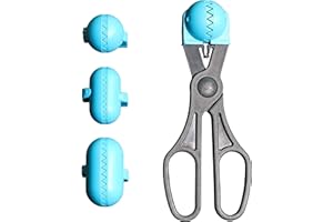La Croquetera Ustensile de cuisine multifonctions avec 4 moules interchangeables pour croquettes, boulettes de viande, sushis, etc., breveté et fabriqué en Espagne, bleu turquoise
