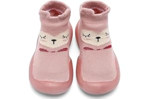 STOLPYZH Baby Girls Boys First Walking Shoes Anti Slip Slippers Socks Barefoot Shoes Toddler Infant Non Slip Sole Shoes Breathable