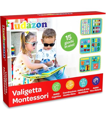 Giocattolo Impilabile Dinosauri In Legno - Montessori, Per Bambini 3-5 Anni