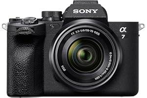 Sony Alpha 7IV Full-Frame Mirrorless Camera with 28-70mm Lens (33MP, 4K 60p Video, Real- Time Eye AF, Fast Hybrid AF, Vari-Angle LCD, for Hybrid shooters, Content Creators & Professional Photography)
