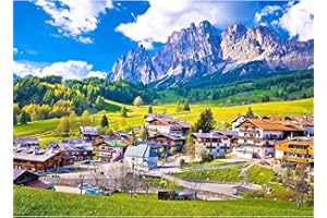 HUADADA Jigsaw Puzzles 1000 Pieces for Adults jigsaw puzzles for adults 1000 Piece Puzzle Educational Games,Beautiful Alpine
