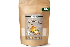 Biojoy Poudre d'oignon BIO (500 g), oignon moulu, sans additifs (Allium cepa)