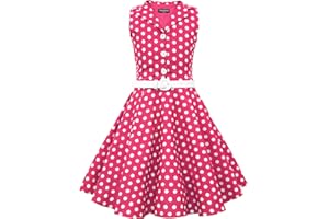 BlackButterfly Kids 'Holly' Vintage Polka Dot 50's Girls Dress