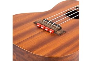 Alba Guitar Beads retenedores rojos de cuerda de nailon para ukulele beads