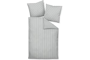 Janine Bettwäsche Modern Classic 3912 Silber - 08 80x80 cm - 135x200 cm