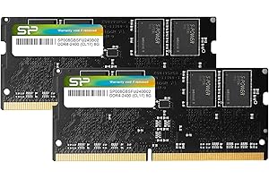 SP SILICON POWER Silicon Power 16GB Kit (2 x 8GB) DDR4-RAM-2400MHz (PC4 19200) 260Pin 1.2V CL17 Non ECC Unbuffered SODIMM-Laptop Memory