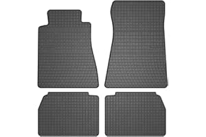 M MOTOS Tappetini in gomma per auto adatto per Mercedes 190 W201 1982-1993 Migliorare il comfort di viaggio con il tappetino antiscivolo per auto- Tappetini per auto per tutte le stagioni, protezione