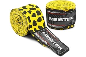 Meister Bendaggi semi-elastici per adulti da 457 cm per MMA e boxe (coppia)