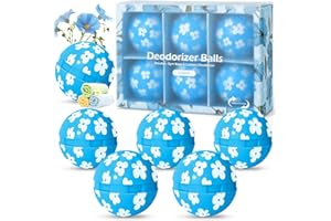 SCENT-HI 6 Boules Désodorisants des Casiers - Lin Rafraîchissant