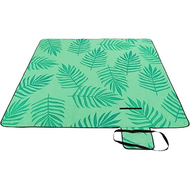 Picknickdeken groen bloemmotief picknickkleed 200 x 200 m waterdicht campingdeken outdoor plaid stranddeken - online kopen? | Korting tot 10