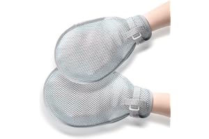 Lefeke Restraint Gloves - Medical Scratch Resistant, Prevent Elderly From Pulling Out Pipes, Hand Protective for Dementia Patients, Movement Limited Ties for Hands