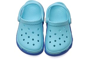 Vunavueya Niños Zuecos y Mules de Jardín Niña Sandalias Chanclas Zapatos de Playa y Piscina Zapatillas Baño de Estar por Casa Verano 23-34