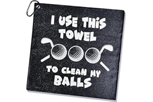 XYUXWLG Golf Towel, Funny Golf Gifts For Men Novelty Golf Towels for Golf Bags With Clip Golf Accessories Presents for Men Boyfriend Birthday Father's Day