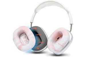 WC SweatZ Max - Ochronne nauszniki słuchawek do Apple Airpods Max Wyprodukowane przez WC | Kompatybilny tylko z Apple Airpods Max | Odporny na pot i łatwy do prania | Pink Marble