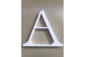 D. & D. POLISTIROLO Buchstaben und Zahlen aus Polystyrol (H 33 cm) (A)