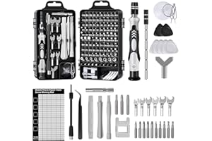 Gocheer 138 en 1 Juego de Destornilladores de Precisión con Magnetizador, Kit de Destornillador de Reparación Profesional para MacBook, Teléfono Móvil, Tableta, PC, Relojes, Cámara, Gafas