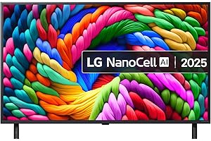 LG 43NANO90A6B 43-Inch NANO AI 4K Smart TV (webOS 25 Platform with AI Concierge, alpha 7 AI Processor 4K Gen8, Game Optimiser & ALLM, 60Hz) [Model 2025]