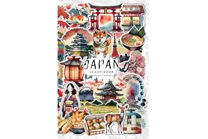 Japan Eki Stamp Travel Journal Book: Wandering Traveller - Pocket/Passport Edition