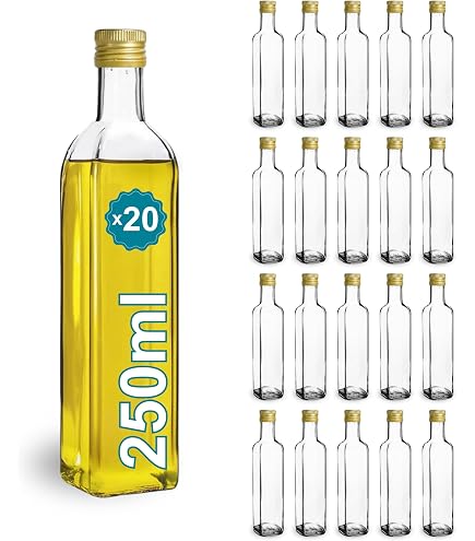 Lot de 24 petites bouteilles de liqueur 100 ml - Réutilisables