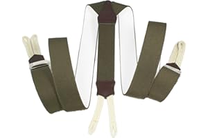 YEHMAN Bretelle Hercule Y à bouton Made in France à 120 cm pour Homme Femme ajustable