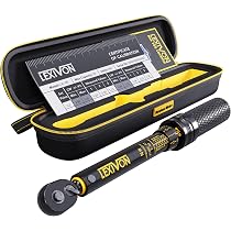 Clé Dynamométrique Vélo LEXIVON - Kit 16 Pièces 1/4" - 26 Nm - Alliage Acier