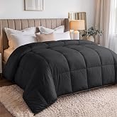 Utopia Bedding Lightweight Duvet 200 g/m&sup2;, 220 x 240 cm, Bed 135/150, Grey | Cool and breathable duvet that transmits lightne