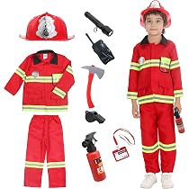 Oxybul Casque Pompier Enfant - Lumineux Et Sonore - Taille Réglable - Pour Jeu Imaginatif 3-8 Ans