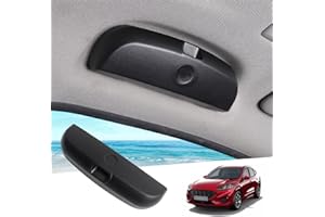 ‎GAFAT GAFAT Kompatibel mit Ford Kuga 3 MK3 ST-Line 2020-2024 2025 Sonnenbrillenhalter Brillenetui Auto, Kuga MK3 2024 Aufbewahrungsbox Organizer, Kuga 3 Zubehör (Schwarz-Upgrade)