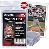 Ultra PRO - 100 Pieces Soft Card Case 2-5/8" X 3-5/8" - Trade Your Valuable Sports Cards, Playing Cards and Collectibles