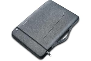 Ferkurn Laptop Case Sleeve 15 15.6 16 Inch Laptop Bag Cover Compatible with 15"/16" MacBook Pro/Air M4/M3/M2/M1, Surface 6/5/4 Book 3/2, HP Pavilion, XPS 15, Lenovo, Acer, ASUS, Samsung, Grey