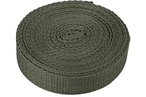 WERTSWF Sangle de serrage en nylon pour arbre - 20 m de large - 2,5 cm de large - Pour support de plantes, lissage, fixation, Vert, 2.5cm x 20m